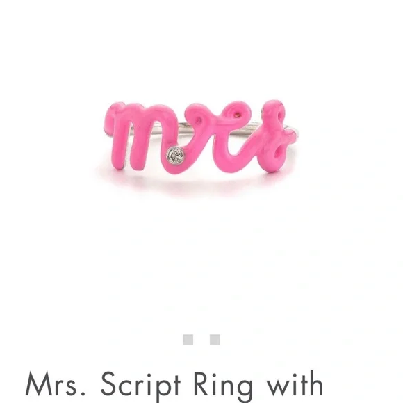 Nora Kogan “Mrs” Sterling Silver Ring - Picture 2 of 2